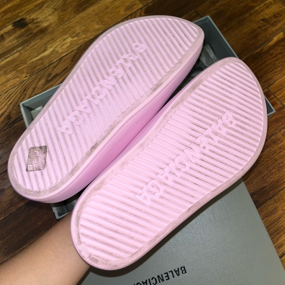 BALENCIAGA LOGO POOL CLOSED CLOG - Picture 3 of 5